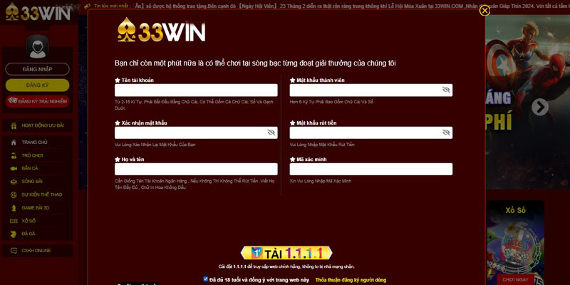 Khi nào cần đăng nhập 33Win