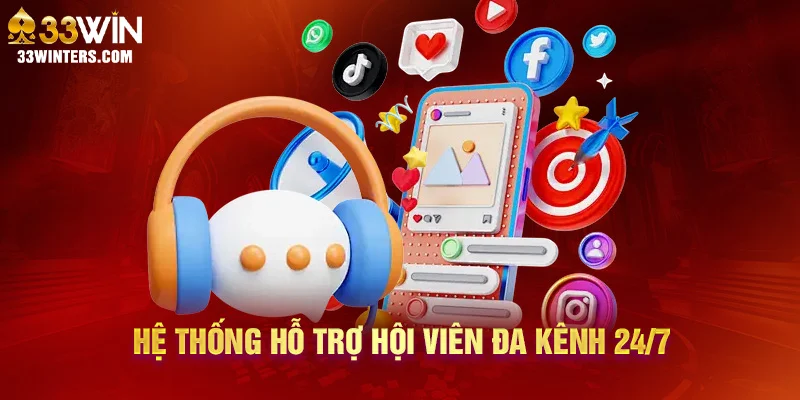Hệ thống hỗ trợ hội viên đa kênh 24/7